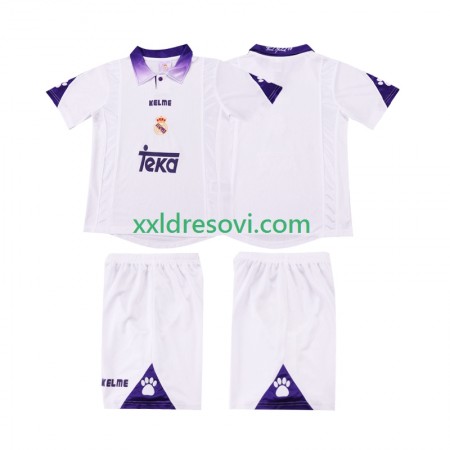 Real Madrid Retro Domaći Dječji Nogometni Dres 1997 1998